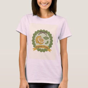 Women's Basic T-Shirt Organic Fruits