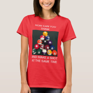 Women's Basic T-Shirt POOL BILLIARDS