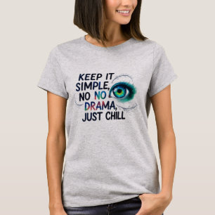 Women's Basic T-Shirt with Eye Design
