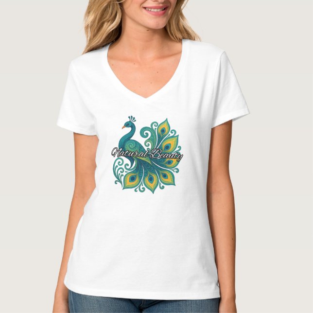 Women's Basic V-Neck T-Shirt (Front)