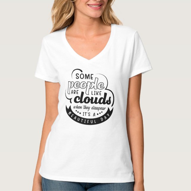 Women's Basic V-Neck T-Shirt (Front)