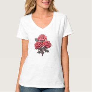 Women's Basic V-Neck T-Shirt