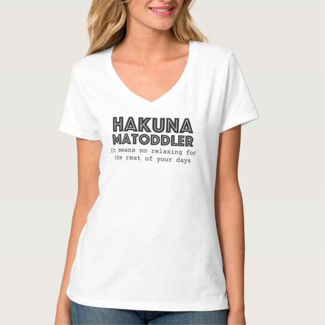 Women's Basic V-Neck T-Shirt (Front)