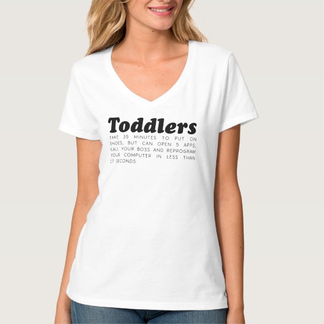 Women's Basic V-Neck T-Shirt (Front)
