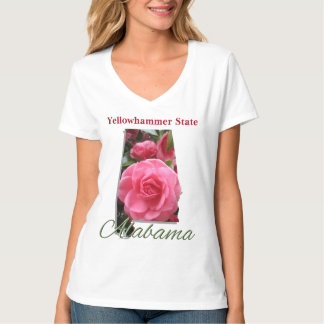 Women's Basic Vee-Tee - ALABAMA T-Shirt