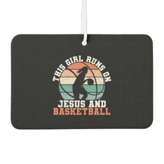 Womens basketball car air freshener