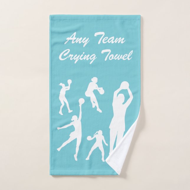 Women's Basketball Crying Towel Your Team Colour (Hand Towel)