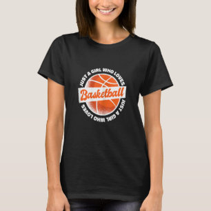 Womens Basketball Player Fan Team Girl Sport T-Shirt