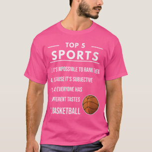 Womens Basketball Ranking For Basketball Players T-Shirt