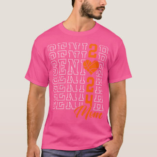 Womens Basketball Senior Mum Graduation Class Of 2 T-Shirt