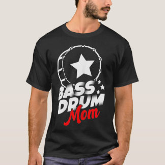 Womens Bass Drum Mum  T-Shirt