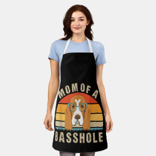 Women's Basset Hound Presents Funny Mum Of A Bassh Apron