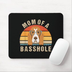 Women's Basset Hound Presents Funny Mum Of A Bassh Mouse Mat
