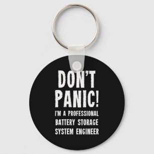 Womens Battery Storage System Engineer V-neck Key Ring