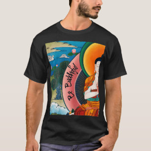 Womens Be Buddhaful Buddha Kindness Chill Kind Cal T-Shirt