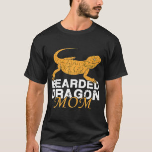 Womens Bearded Dragon Mom Lizard Reptile T-Shirt