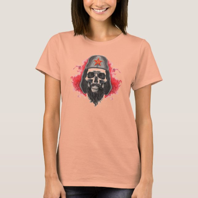 Women's Bearded Skull T-shirt (Front)