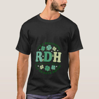 Womens Beautiful Day Dental Hygienist RDH Groovy D T-Shirt