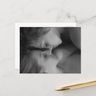 Women's Beauty, BW, Lesbi, Art, Photography, Postcard