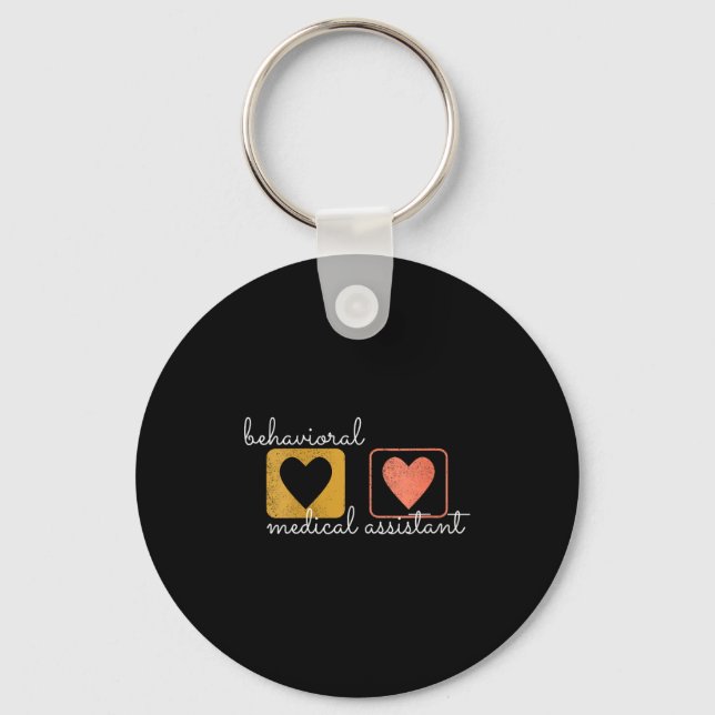 Womens Behavioral Medical Istant Health Behavior T Key Ring (Front)