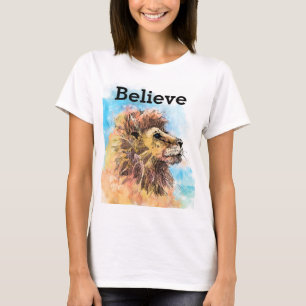 Women's Believe Inspirational T-Shirt