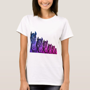Women's Bella+Canvas Boxy Crop Top T-Shirt Horses