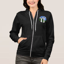 Women's Bella Canvas Fleece Raglan Zip Hoodie