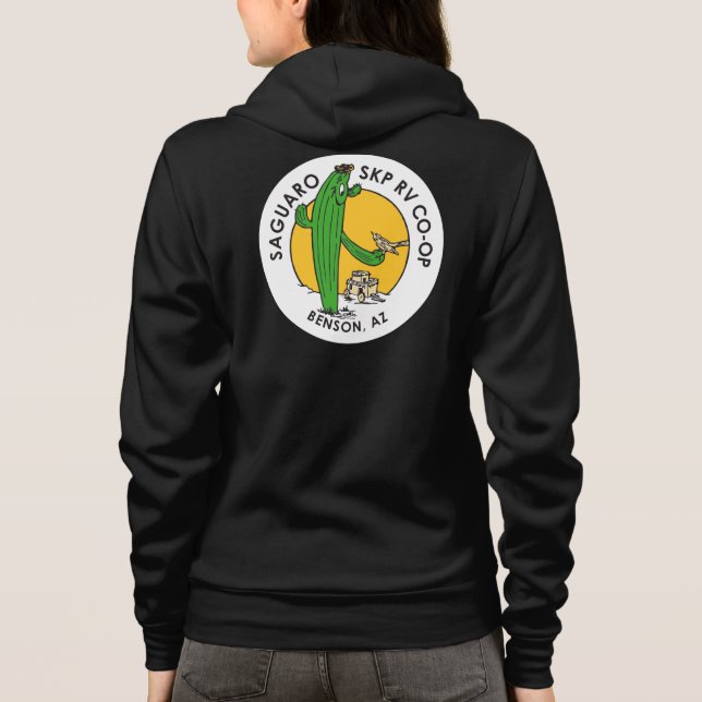 Women's Bella+Canvas Full-Zip Hoodie (Back)