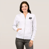 Women's Bella+Canvas Full-Zip Hoodie KANJI/GOD