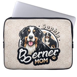 Womens Berner Mum - Bernese Mountain Dog Mum Gift Laptop Sleeve
