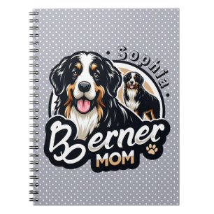 Womens Berner Mum - Bernese Mountain Dog Mum Gift Notebook