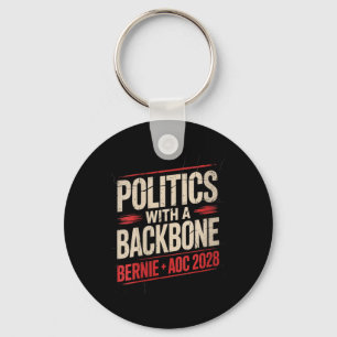 Womens Bernie Sanders And Aoc 2028 For President C Key Ring