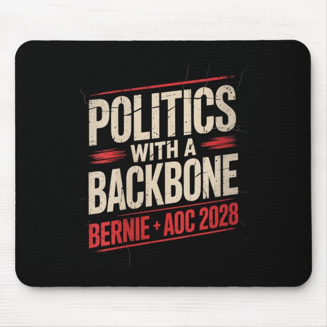 Womens Bernie Sanders And Aoc 2028 For President C Mouse Mat (Front)