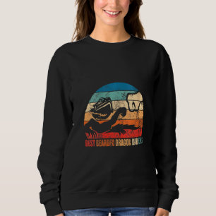 Womens Best Bearded Dragon Dad Ever Fist Bump Men Sweatshirt
