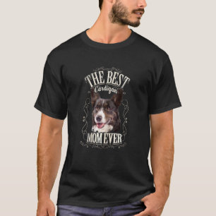 Womens Best Cardigan Welsh Corgi Dad Ever Dog Vint T-Shirt