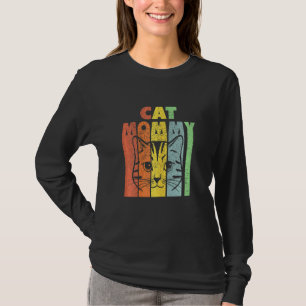 Womens Best Cat Mommys Kitten Mummy Cat Mama Cat M T-Shirt