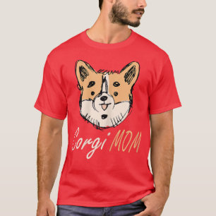 Womens Best Corgi Mum Dog Owner, Dog Lover Corgis T-Shirt