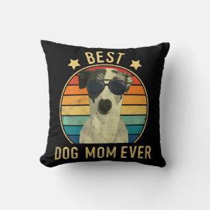 womens best dog mum ever italian greyhound cushion