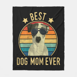 womens best dog mum ever italian greyhound fleece blanket