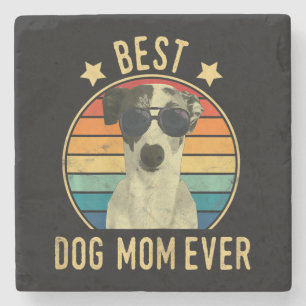 womens best dog mum ever italian greyhound stone coaster