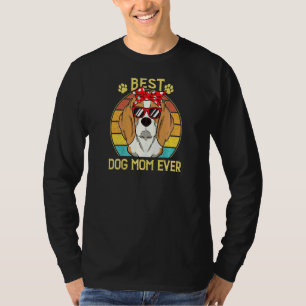 Womens Best Dog Mum Ever Miniature Schnauzer Mothe T-Shirt
