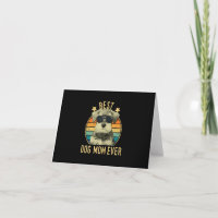 Womens Best Dog Mum Ever Miniature Schnauzer