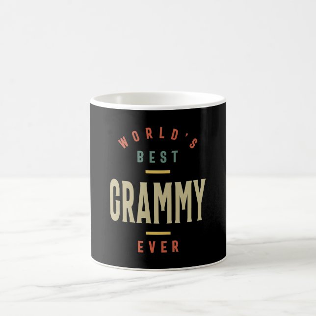 Womens Best Grammy Ever Grandma Gift Coffee Mug (Center)