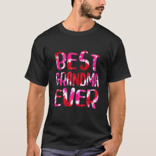 Womens Best Grandma Ever Tie Dye Mother's Day T-Shirt