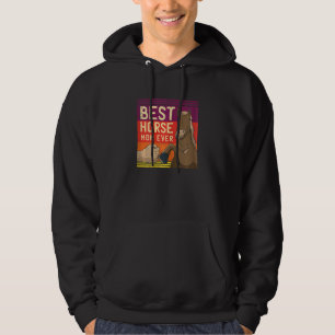 Womens Best Horse Mom Ever Horse Lover Equestrian Hoodie