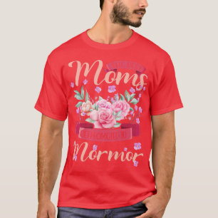 Womens Best Moms Promoted Mormor Grandma Mothers d T-Shirt