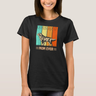 Womens Best Saint Bernard Dog Mum Ever Graphic Mam T-Shirt
