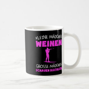 Womens Biathlon Skiing Biathlet Winter Sports Gift Coffee Mug