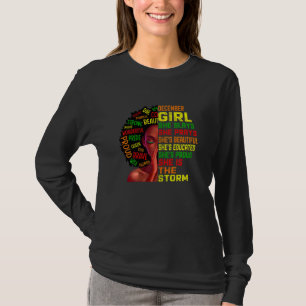 Womens Birthday Black Girls Women December Girl Sh T-Shirt