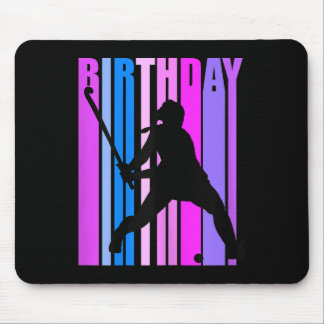 Womens Birthday Field Hockey Player Sports Girls T Mouse Mat